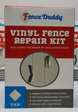 PVC Fence Repair Kit (Tan) By Fence Daddy