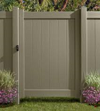Fence Daddy Khaki Vinyl Fence image